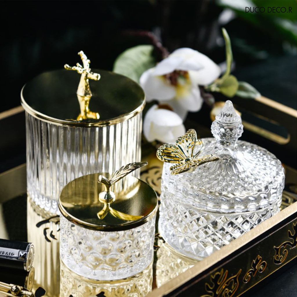 HŨ ĐỰNG MỨT THỦY TINH ELEGANT
