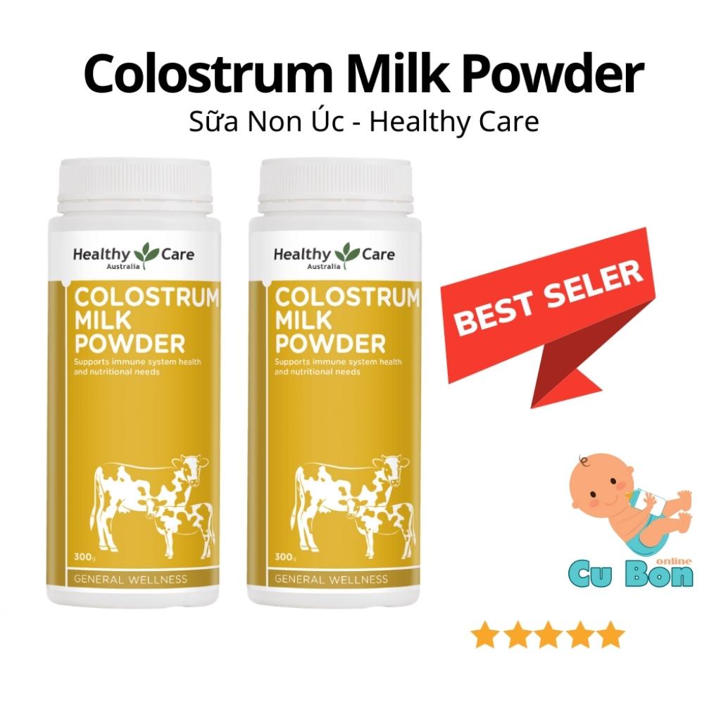 Sữa bò non Healthy Care Colostrum Milk Powder 300g của Úc tăng cường sức đề kháng và thúc đẩy tăng cường thể chất