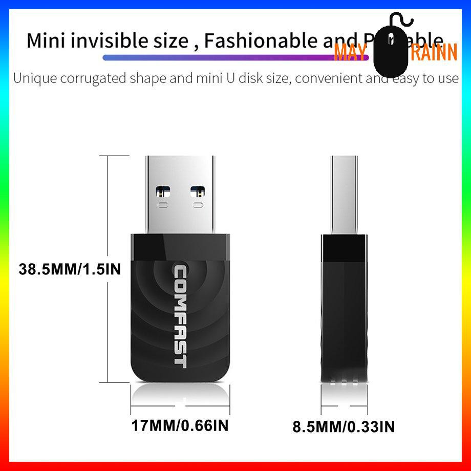 Usb Wifi 3.0 1300mbps Cho Pc Laptop Windows Xp / 7 / 8 / 8.1 / 10 | BigBuy360 - bigbuy360.vn