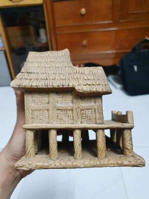 NHÀ TRANG TRÍ HỒ CÁ NON BỘ 14x11x14cm