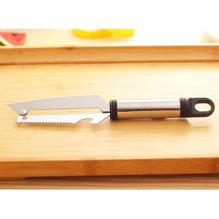 Dao Bào 2 Lưỡi Inox, Dao Tỉa Củ Quả, Cắt Gọt 5IN1 Đa Năng - MTDDT