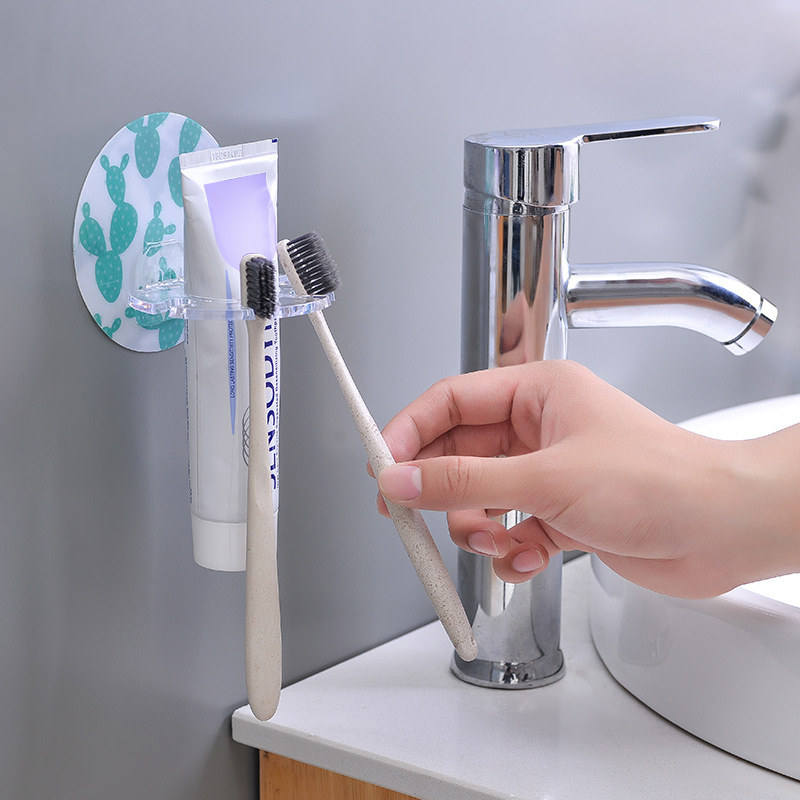 Giá Treo Bàn Chải Đánh Răng Bằng Nhựa Gắn Tường Tiện Dụng