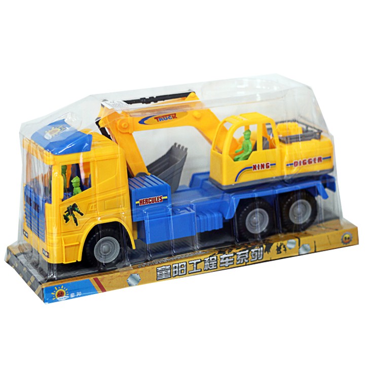 ĐỒ CHƠI MÔ HÌNH  XE VẬN TẢI CHỞ XE MÚC