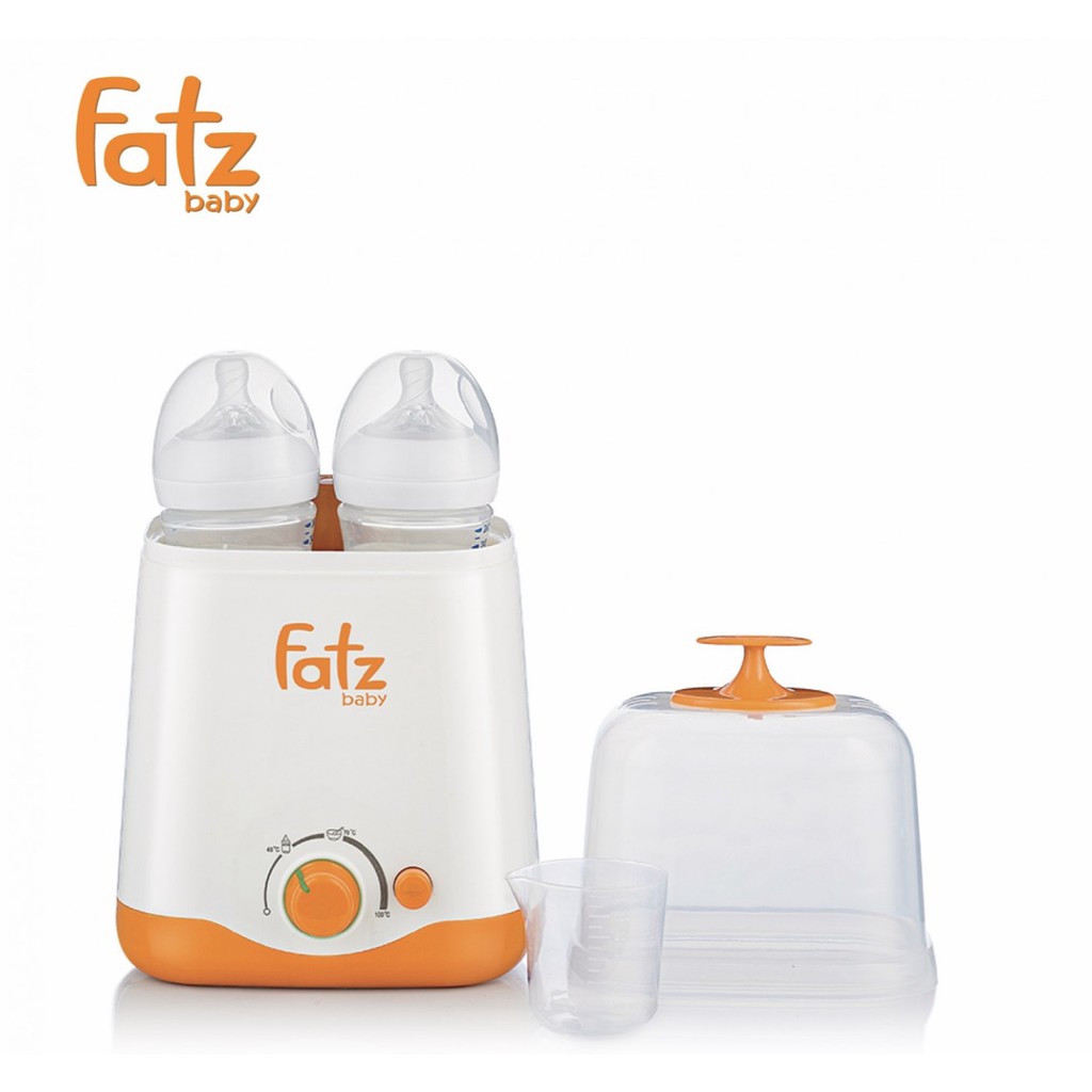 Máy hâm sữa 2 bình cổ rộng Fatz Baby FB3012SL