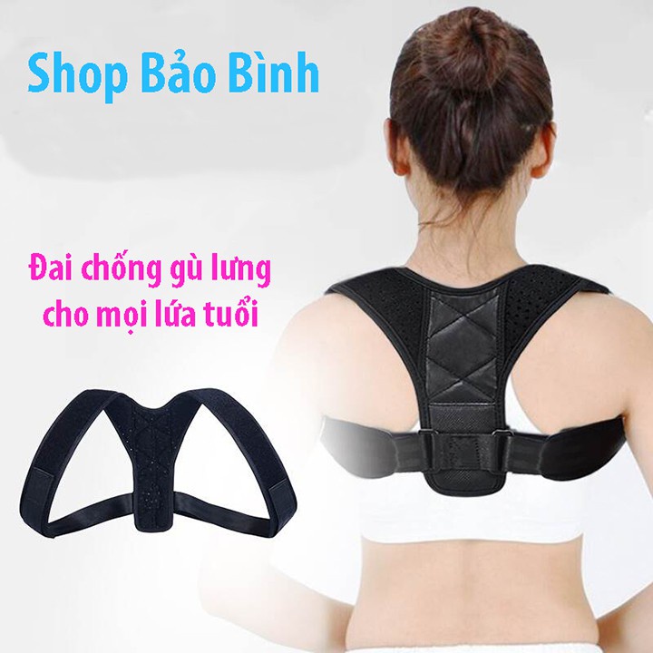 Đai Chống Gù Lưng, Chống Cong Vẹo, Định Hình Cổ, Vai, Gáy