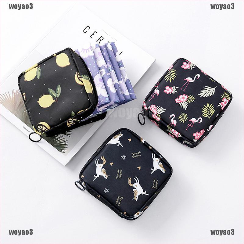 Túi đựng băng vệ sinh bằng cotton nguyên chất đáng yêu