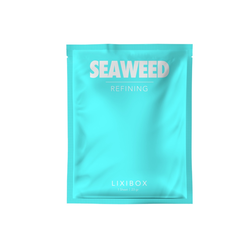 [HB Gift] Combo Bịt mắt ngủ Lixibox, Bông tẩy trang Jomi, mặt nạ Seaweed và Khăn mặt cotton hồng