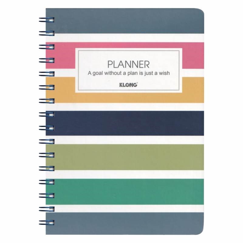 Sổ kế hoạch (Planner) lò xo kép A5 72,4g/m2; MS: 945