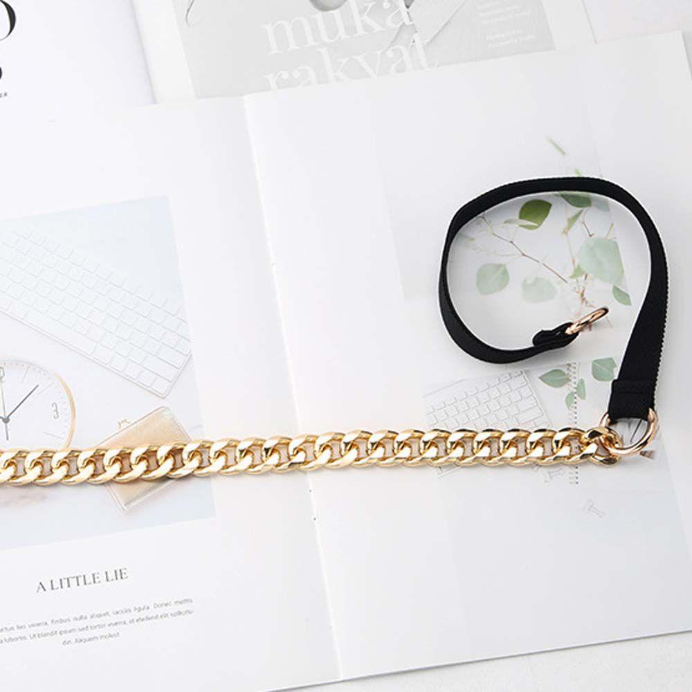 Thắt Lưng Dây Xích Kim Loại Mỏng Chất Lượng Cao Cho Nữ