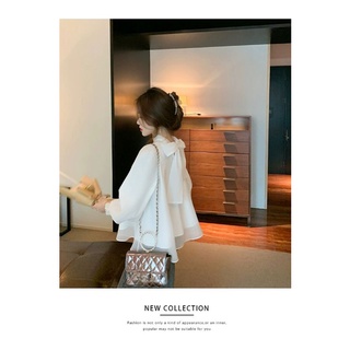 Order áo sơ mi cổ nơ xinh xắn
