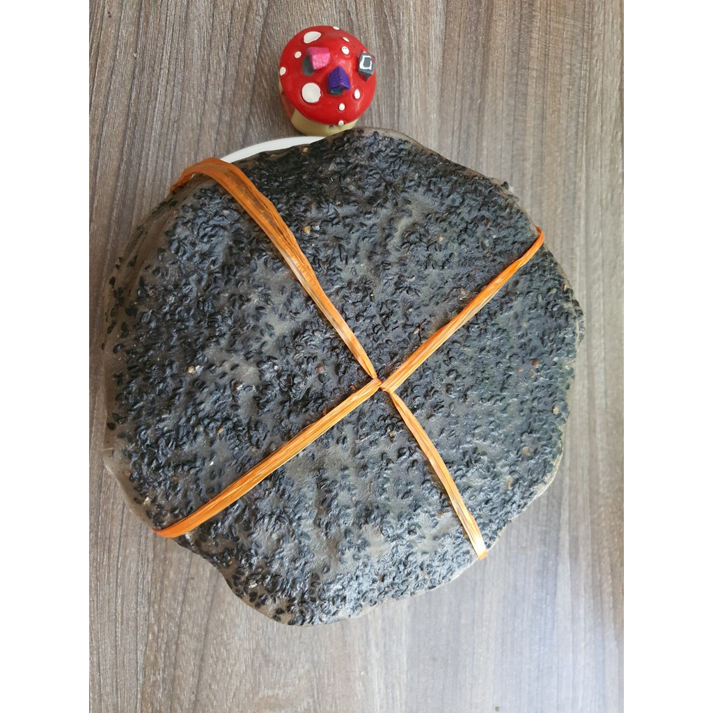 Bánh đa vừng đen chưa nướng |1 túi có 10 cái | Đặc sản Xứ Nghệ làm thủ công ngon hết ý | Đường kính 16cm, dày 1.5mm