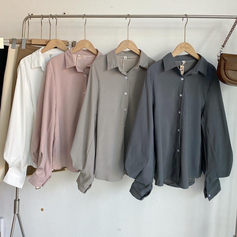 Áo sơ mi tay bồng