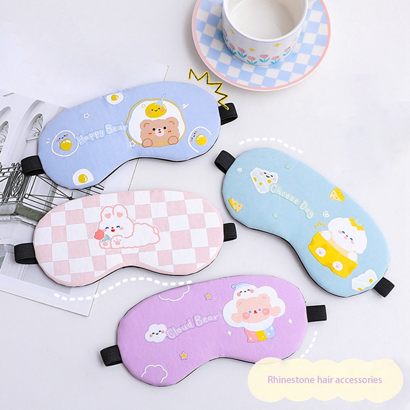 Mặt Nạ Gel Bảo Vệ Mắt Chống Nắng Chống Ánh Sáng Họa Tiết Hoạt Hình Dễ Thương