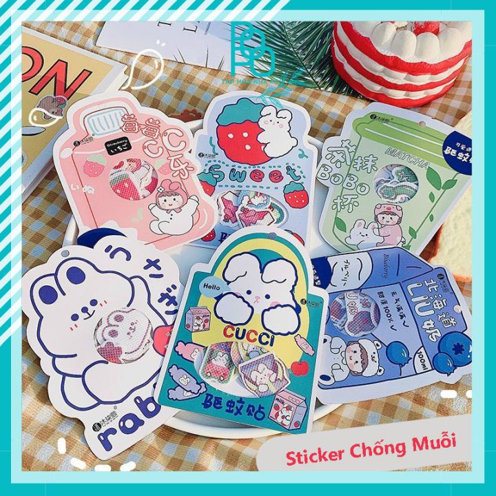 Sticker Vải Dán Lên Quần Áo Chống Muỗi Tiện Lợi Po Po Store