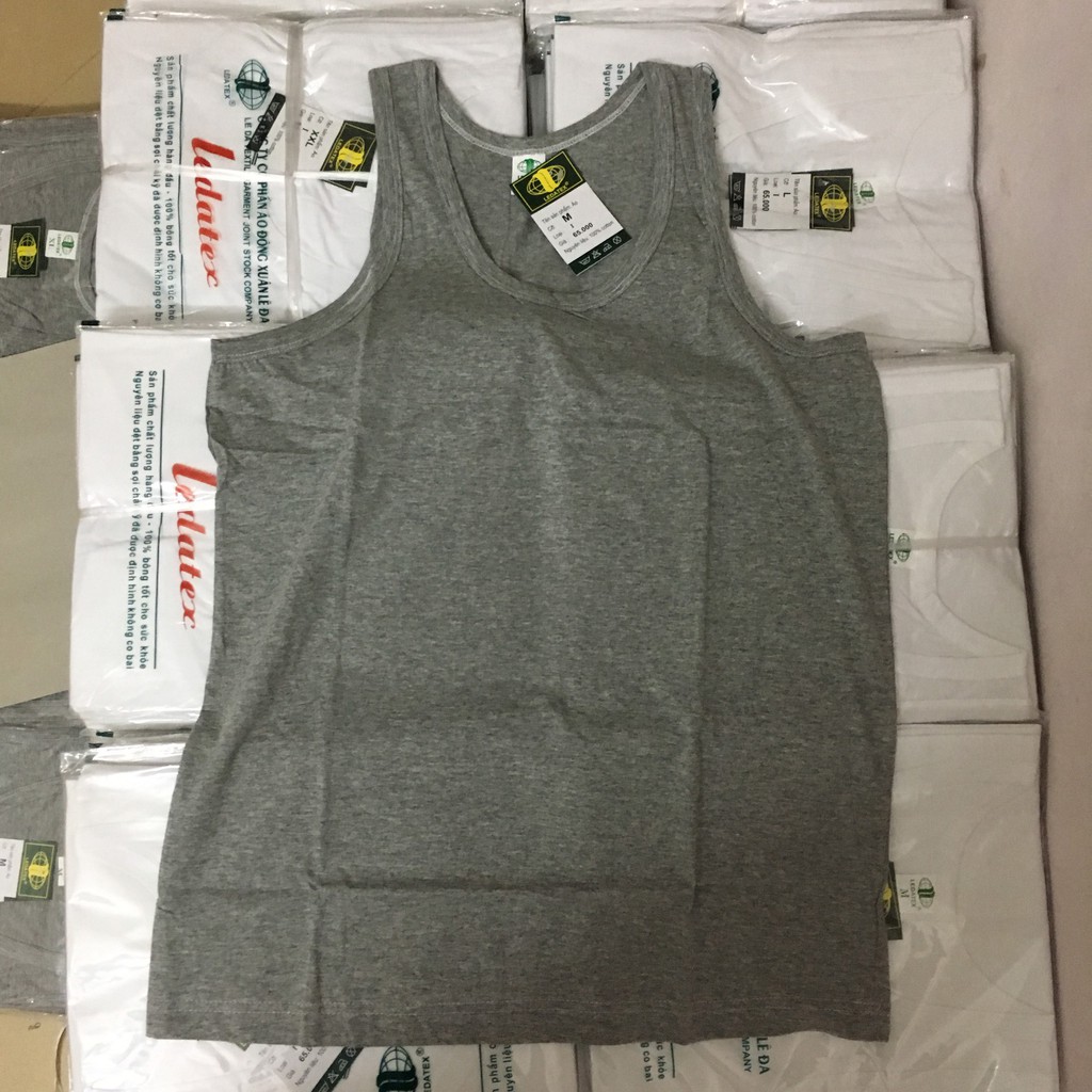 ÁO LÓT NAM - ÁO BA LỖ NAM LEDATEX 100% COTTON (VNXK) | BigBuy360 - bigbuy360.vn