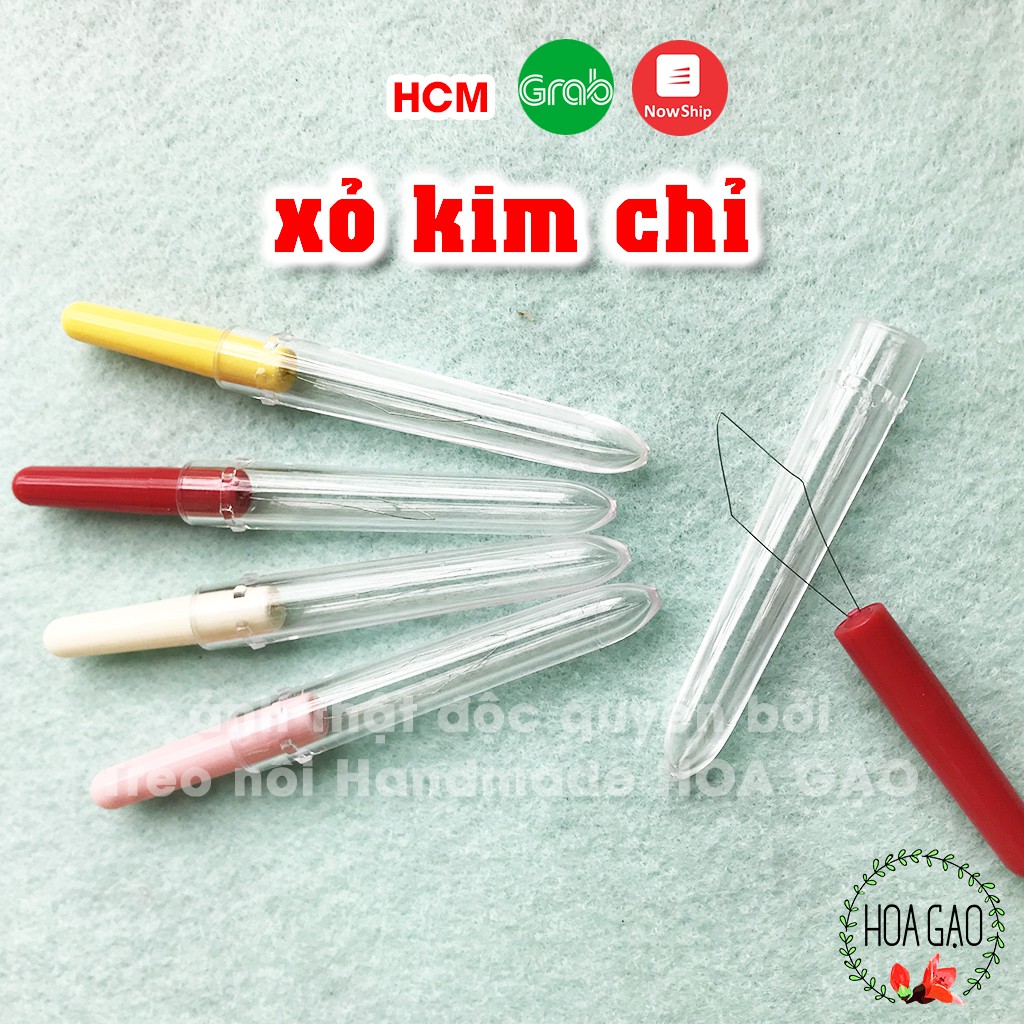 Xỏ chỉ, phụ liệu may mặc HOA GẠO GXC1 giúp xỏ kim chỉ  nhanh và dễ dàng hơn, làm treo nôi giá rẻ freeship 50k