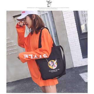[sẵn] túi tote chéo cún