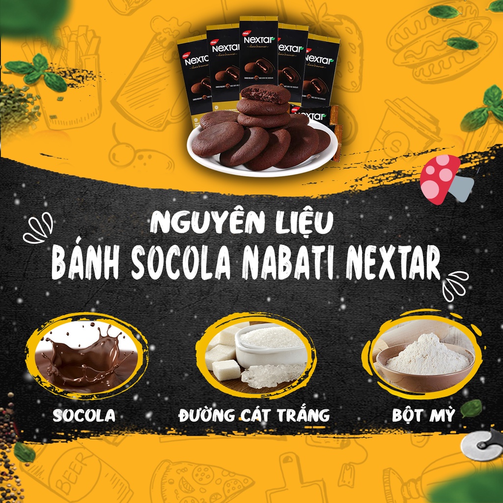 Bánh Chocolate Nabati Nextar siêu ngon - hộp 112g