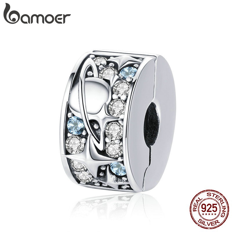 Hạt Trang Sức Bamoer SCC985 Làm Từ Bạc S925 Dùng Tự Làm Vòng Tay