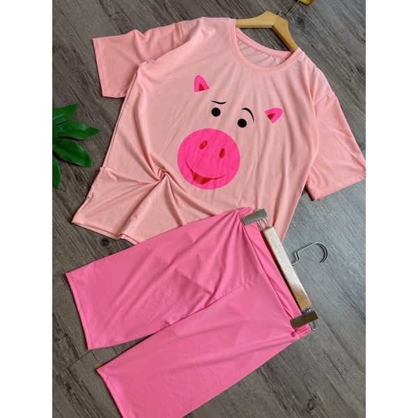 Set heo Hồng quần ngố - Set ngố form rộng siêu hot - Carotshop | BigBuy360 - bigbuy360.vn