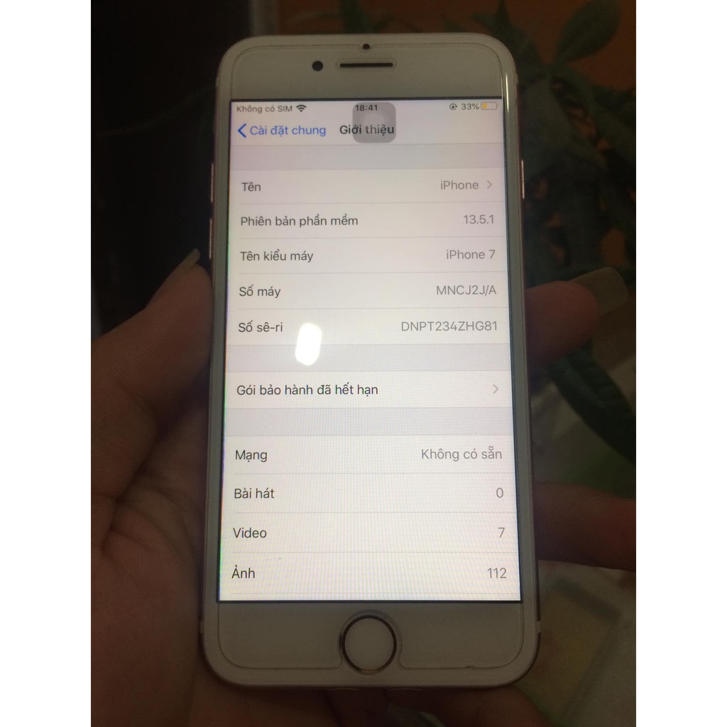 IPHONE 7Gold  32G 99% Đẹp Leng Keng (Bảo Hành 6 tháng)