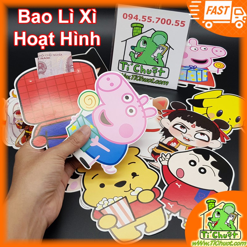 Bao Lì Xì Hoạt Hình Chibi Tết 2023