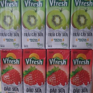 TRÁI CÂY SỮA VFRESH VINAMILK 180ML