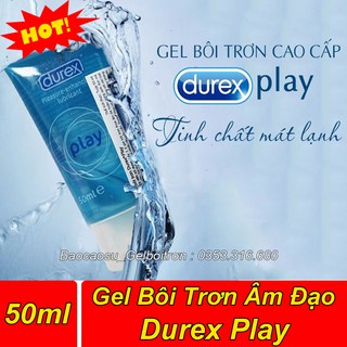 [ Kèm Quà ⚡️⚡️⚡️ ] Gel Bôi Trơn Âm Đạo Durex Play 50ml Chính Hãng