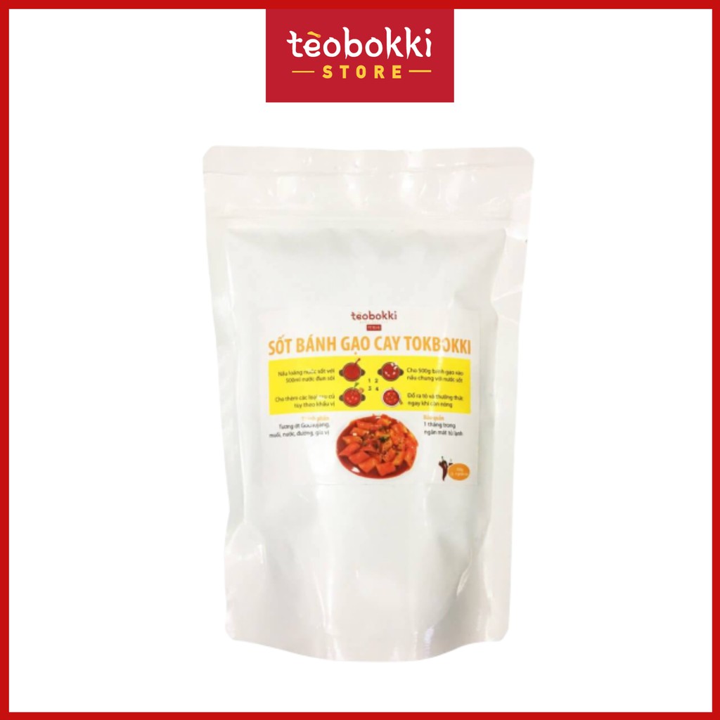 [SHIP HCM] Sốt nấu tokbokki 500g 1kg