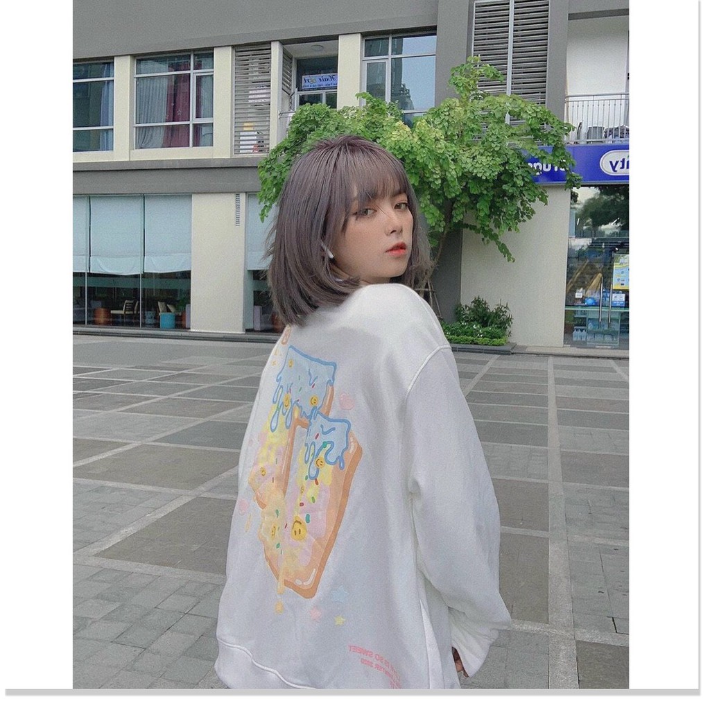 Áo khoác nỉ cardigan form rộng nút cúc siêu xinh cho các bạn nữ KHANH AN FASHION
