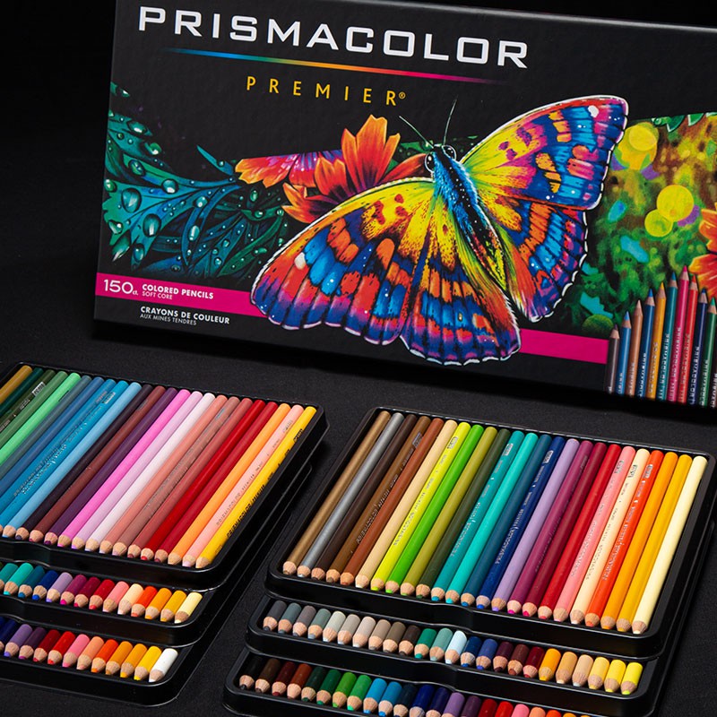 Màu chì PRISMACOLOR set 132/150 cây chì khô hạng họa sĩ cao cấp tô vẽ tranh anime, manga, thiết kế thời trang