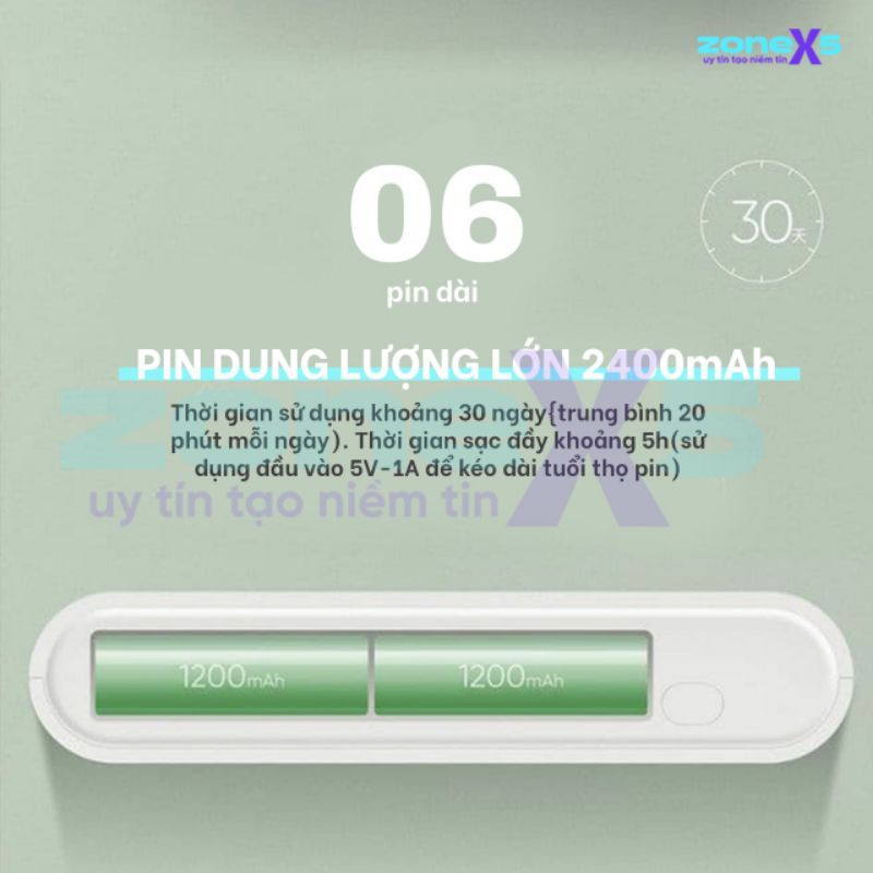 Giá treo bàn chải đánh răng khử khuẩn bằng tia UV Xiaomi MOI M01- Giá đỡ diệt khuẩn bàn chải đánh răng Xiaomi