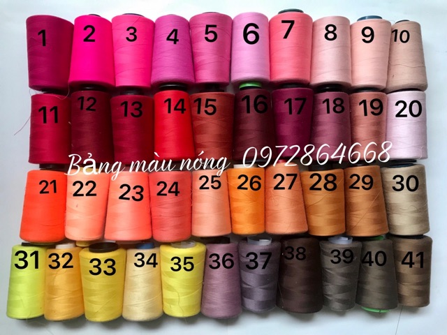 Set chỉ may hoặc phụ liệu theo yêu cầu