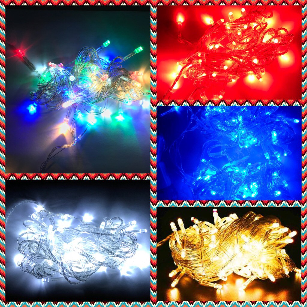 Dây đèn LED chớp  5m trang trí tết, noel đủ màu