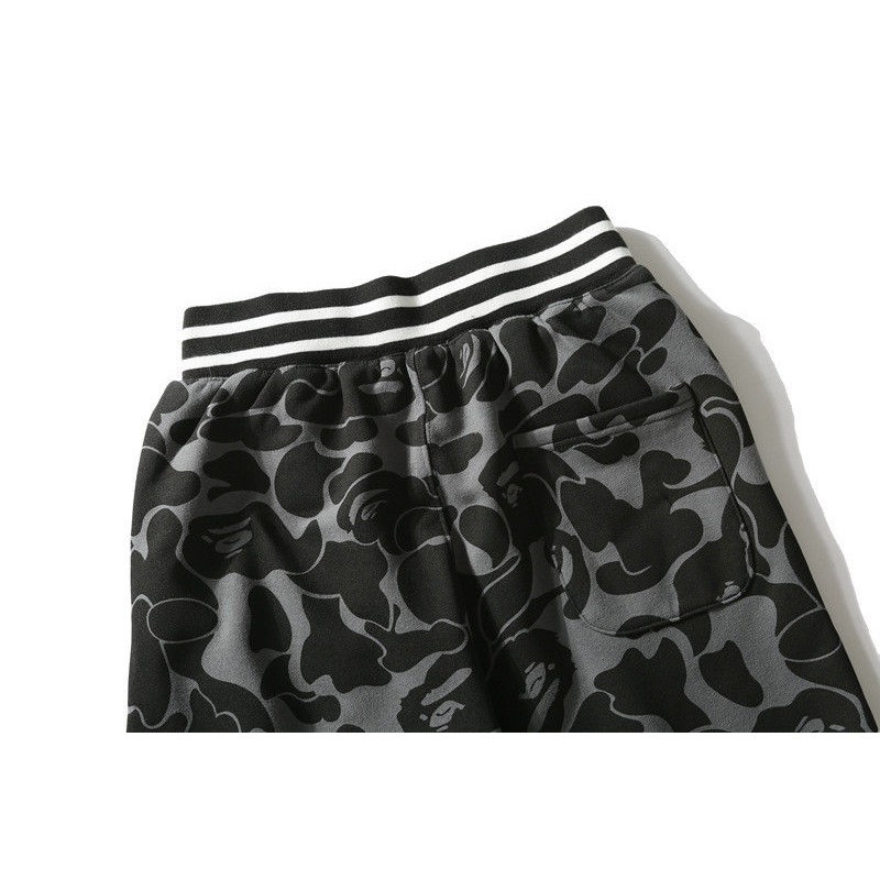 Bape Shorts Quần Short Đi Biển Họa Tiết Rằn Ri Cho Nam Short Pants