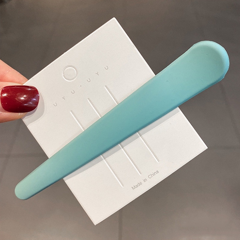 Kẹp tóc acrylic màu kẹo trơn dễ thương cho nữ