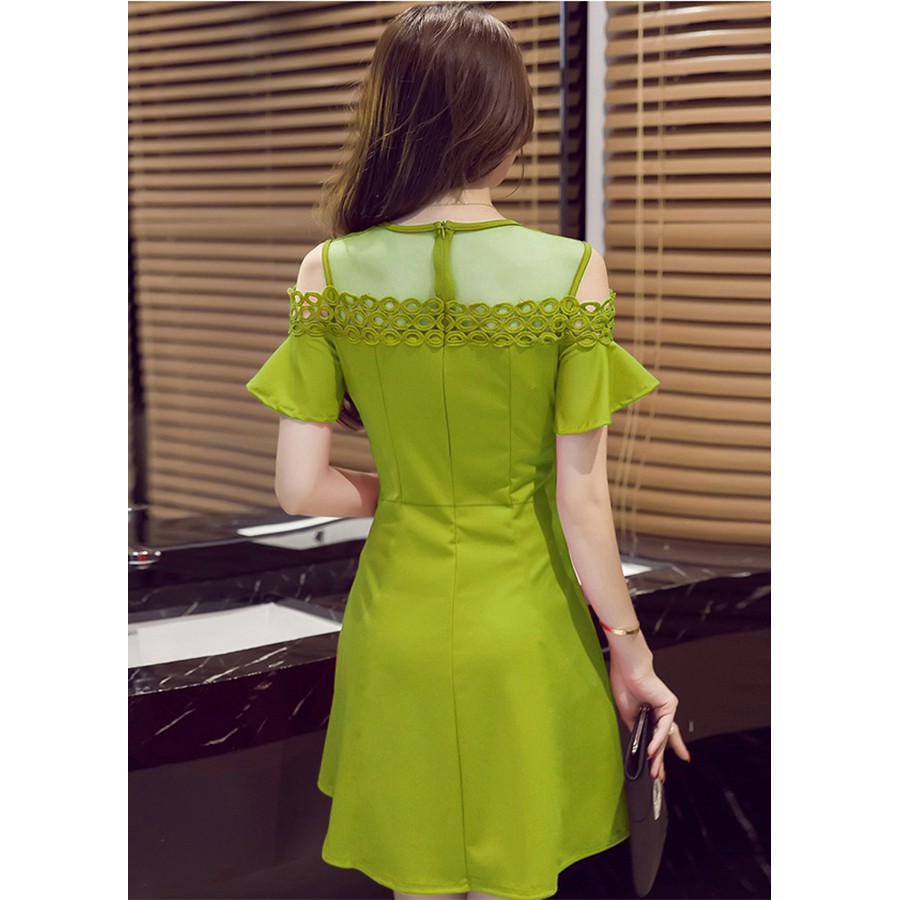 [GIÁ SỐC 45-60KG ] ĐẦM XÒE REN ĐẸP KIỂU ĐẦM XÒE TRỄ VAI TAY LỠ D349