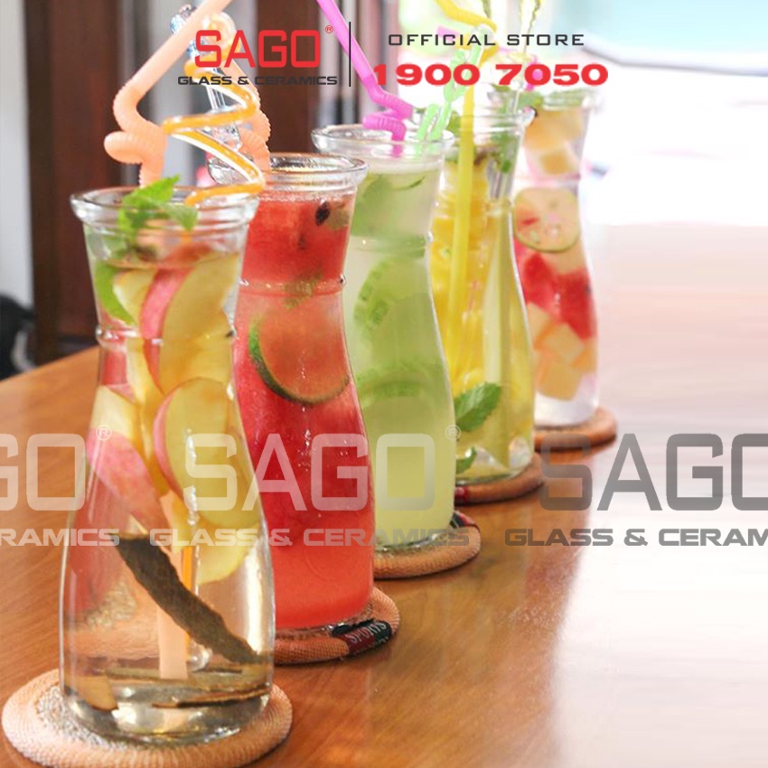 Ly Thủy Tinh Eo 350Ml , 500Ml | Tùy Chọn Dung Tích