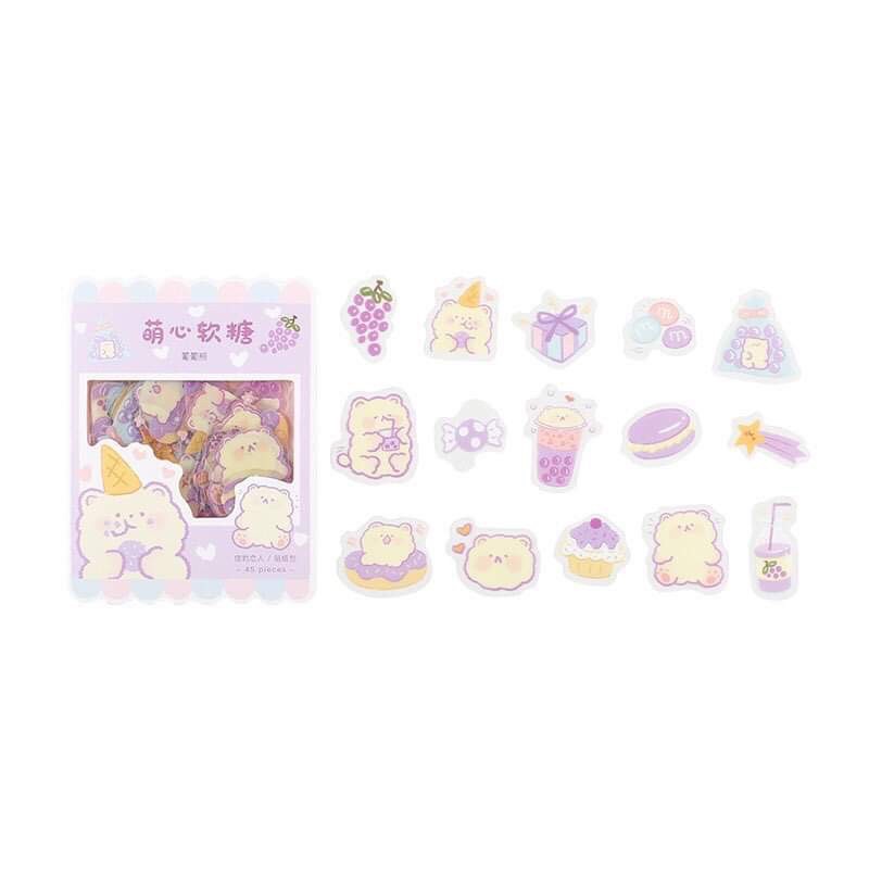 ⭐️Sticker34 bộ mẫu dán 45 miếng xinh xắn