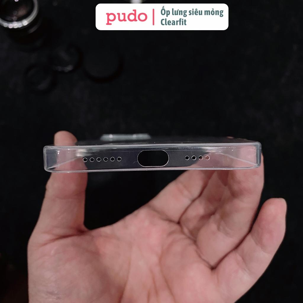 Ốp lưng lụa siêu mỏng 0.3mm trong suốt Clearfit 2022 cho iPhone 12/12pro/12promax/13/13pro/13promax