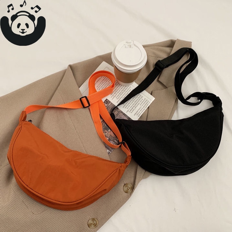 Túi Đeo Vai Vải Canvas Siêu Nhẹ Thiết Kế Đơn Giản Cá Tính