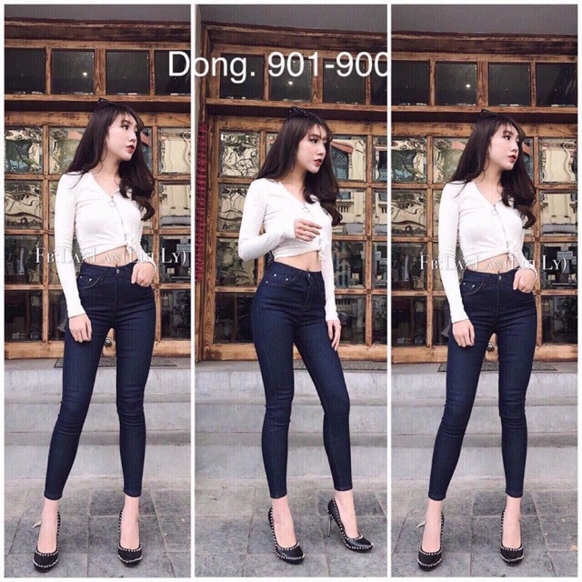 Quần bò giấy hàn quốc