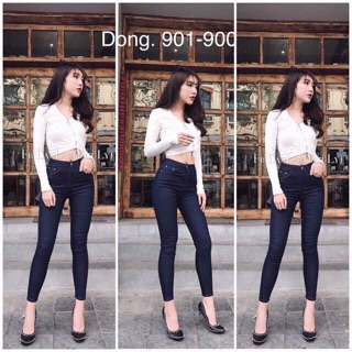Quần bò giấy hàn quốc
