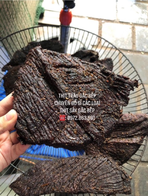 Thịt Trâu Gác Bếp Điện Biên ( Tặng kèm gia vị chấm )