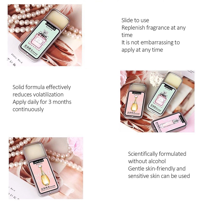 Set 3 Lọ Nước Hoa Khô Dạng Rắn Lâu Trôi Hương Trái Cây Dành Cho Nam Nữ