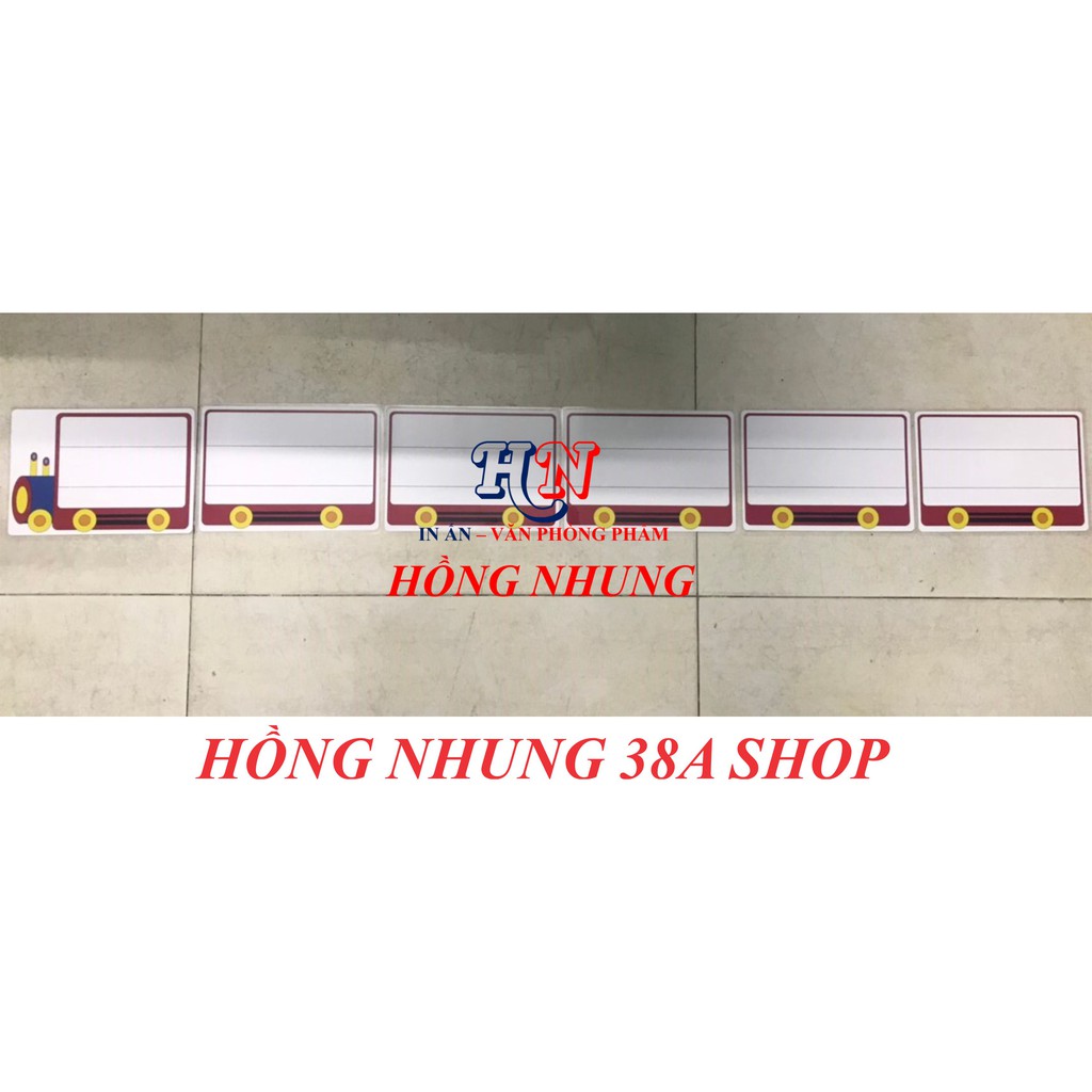 Xe lửa rời - Đồ dùng dạy học [Hong Nhung Shop]