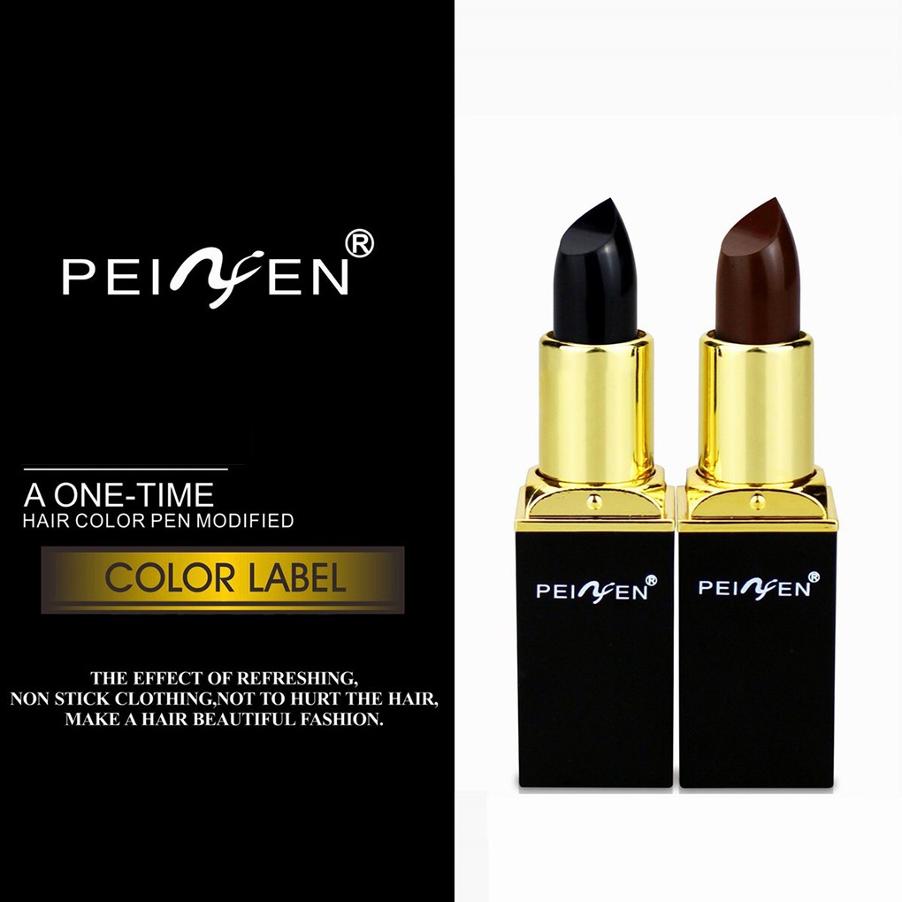 [Hàng mới về] Bút nhuộm tóc kiểu thỏi son chống thấm nước tiện lợi cao cấp