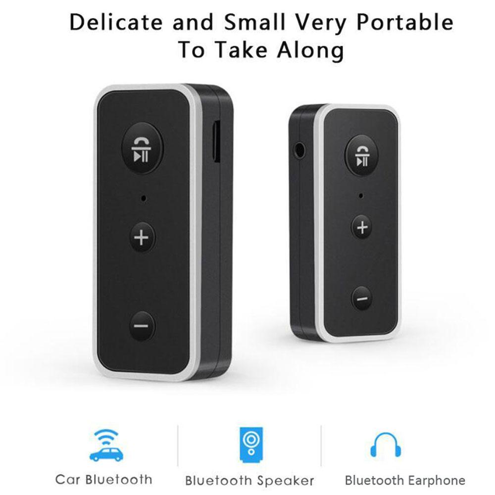Usb Nhận Tín Hiệu Bluetooth 5.0 Kèm Dây Cáp Âm Thanh 3.5mm