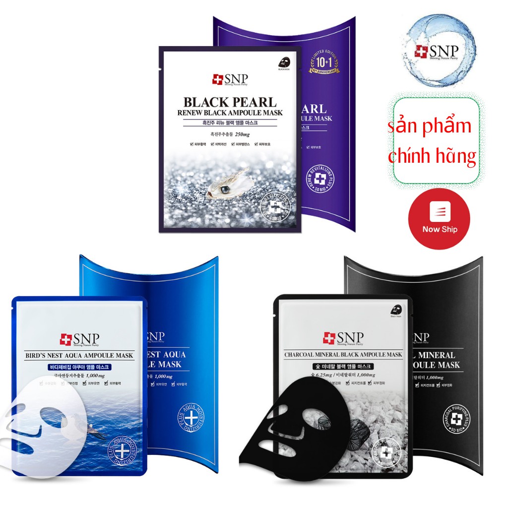 Mặt nạ Ampoule tinh chất tổ yến dưỡng ẩm chuyên sâu - BIRD'S NEST AQUA AMPOULE MASK