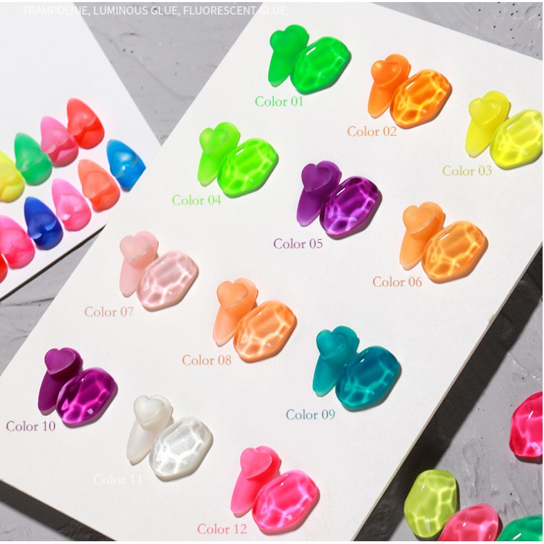 Sơn Gel VENDEENI dạ quang trang trí móng làm nail